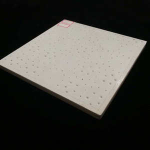 595*595 perforated vinyl coated gypsum ceiling tiles/pvc gypsum ceiling tiles