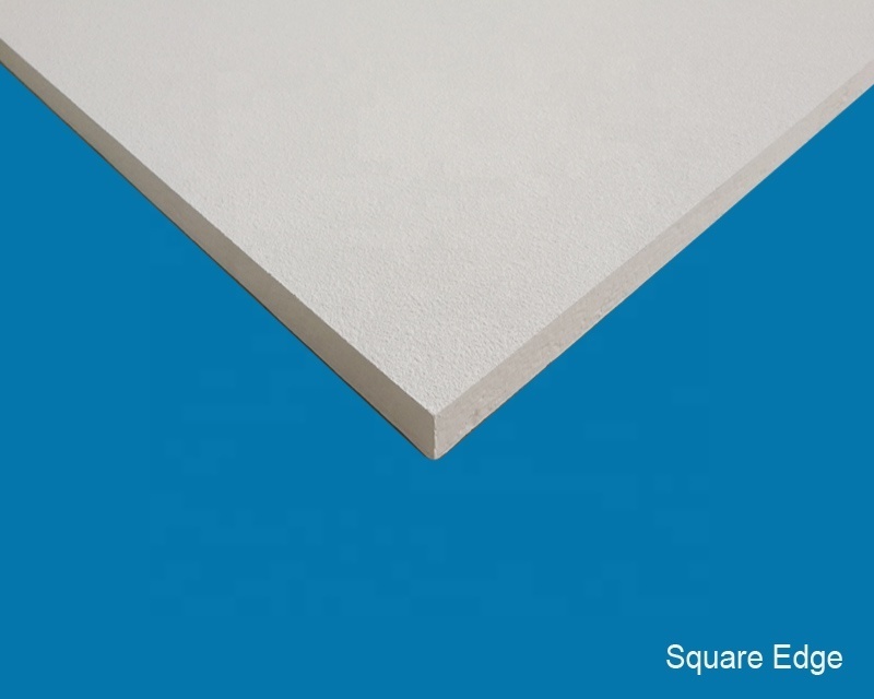 Hot sale lower price manufacturer produce square acoustic fiberglass ceiling tiles