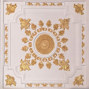 Pop interior Fireproof Moisture-proof Decorative Gypsum Ceiling Tile/beautiful 3D flower design gypsum ceiling