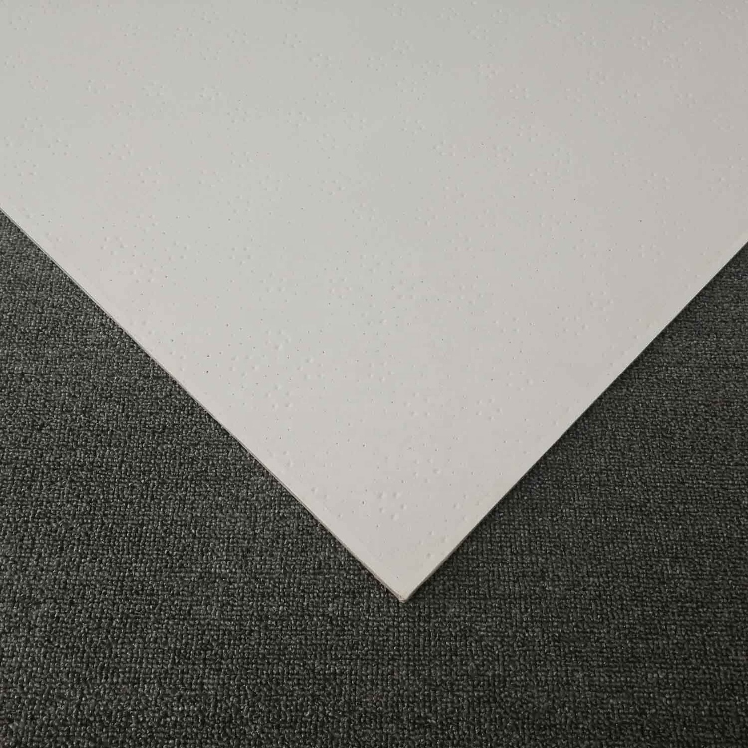 595x595x7mm vinyl faced gypsum ceiling tile for Nigeria Market