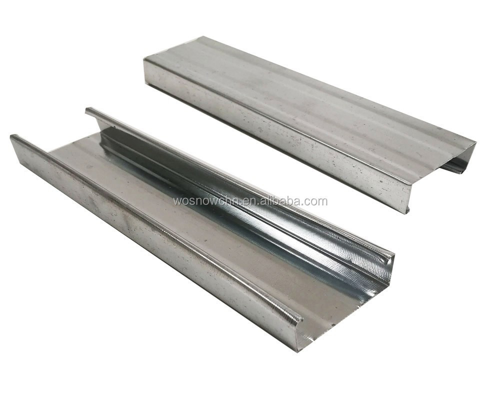 Galvanized Gypsum Drywall Partition Stud and Track Cold Formed Metal Profiles light steel keel Ceiling System