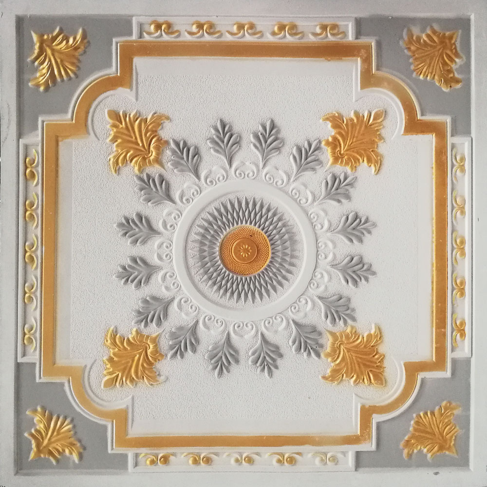 2*2 Square Ceiling Tile Shape and GRG colorful fiberglass reinforced gypsum ceiling