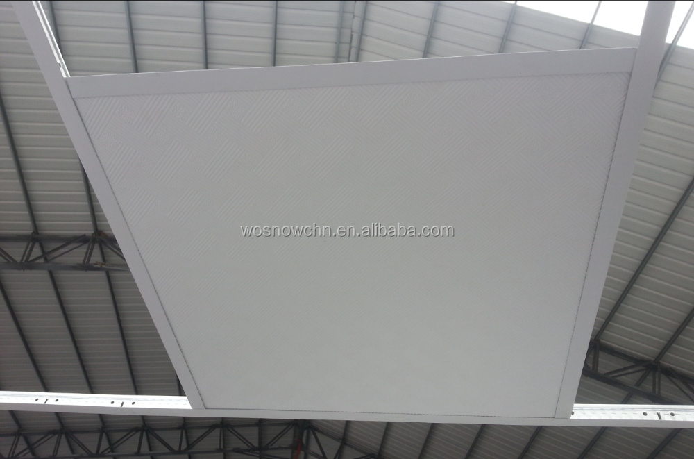 595x595x7mm vinyl faced gypsum ceiling tile for Nigeria Market