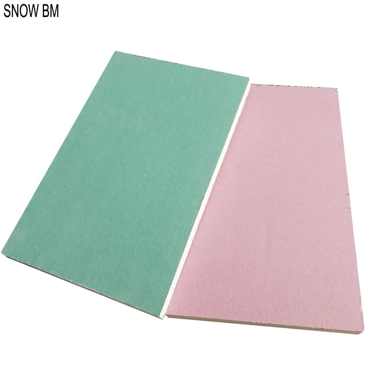 1200*2400 Fireproof function 12MM Gypsum Paper Board,9-12mm Pink Color Paper Gypsum Board