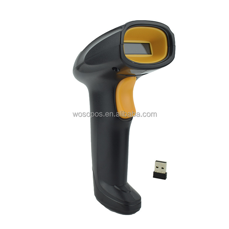 Warehouse Barcode Scanner Bluetooth 2.4GHz Wireless Barcode Reader 1D/2D Auto QR Code Scanner Gun