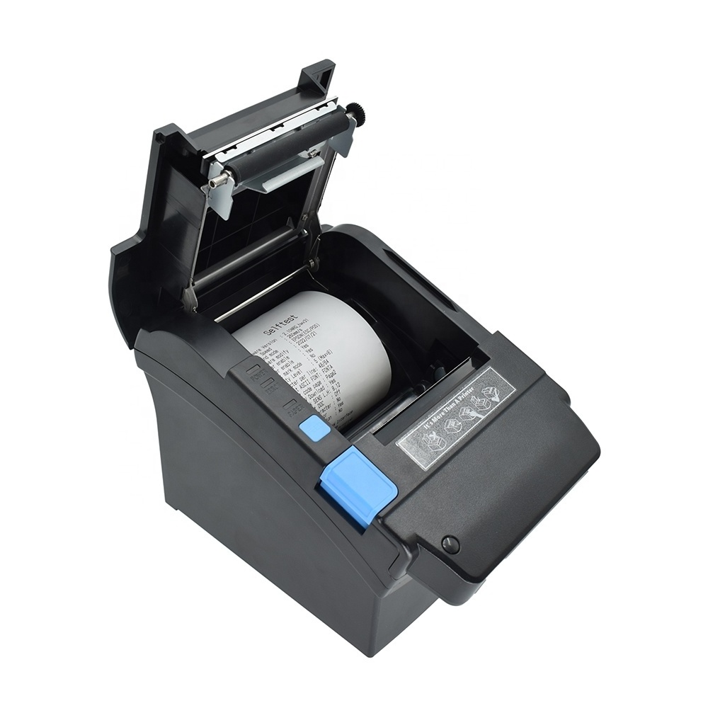 High quality printing speed Auto Cutter pos printer with fake money detector machine 80mm thermal receipt printer