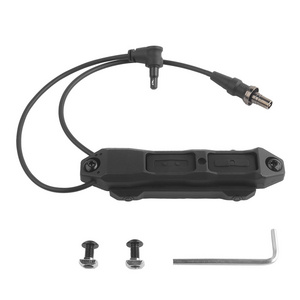 WOSPORT One Key Control TAPS Wire Switch Crane Laser+SF Dual Switch For Connecting Flashlight And PEQ Hunting Accessories