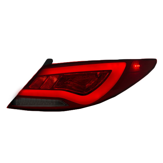 Pair Of Car Tail Light Assembly For Hyundai Accent Verna Solaris 10-13 LED Brake Signal light Tuning Parts Car Rear Lamp System