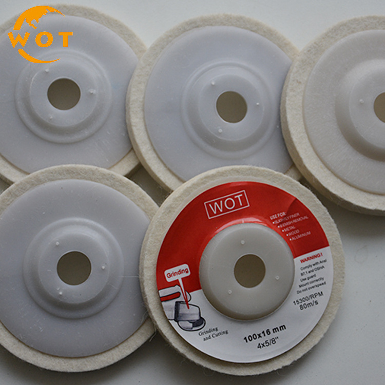 Hot Sell Wool Felt Polishing Discs Manufacturer For Polishing Grinder