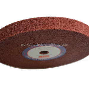 Abrasive Maroon Color 8"x1" 4P/U0 Nylon Non Woven Polishing Wheel for stainless steel