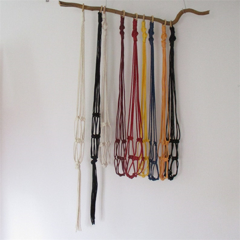 PH2050 Factory price handmade Macrame wall hanging boho plant hangers home crochet hangwall