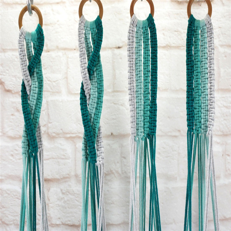 PH2050 Factory price handmade Macrame wall hanging boho plant hangers home crochet hangwall