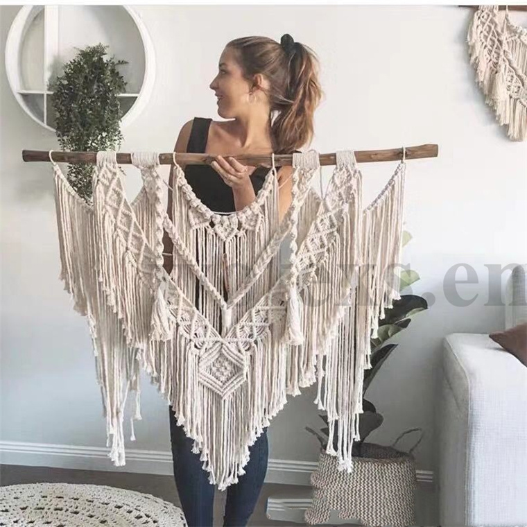 PH469 Whosale good quality Home decor plant hanger bracket plant hanger macrame plant hanging wall