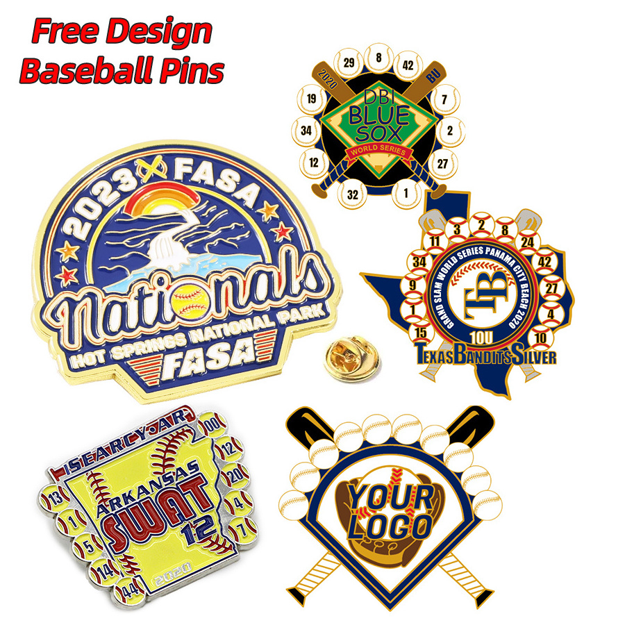 Factory design custom mexico mexican new era fitted baseball hat pins enamel lapel pin