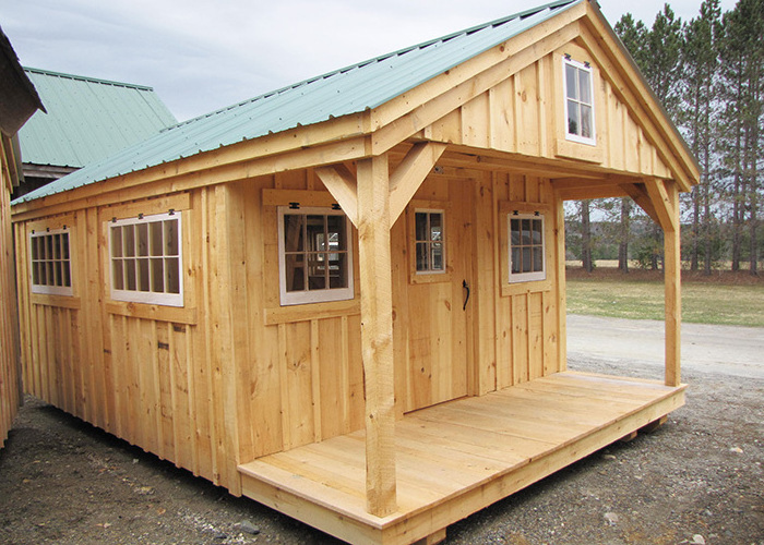 Prefab wooden bunk house tiny house cabin kits