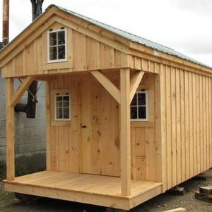 Prefab wooden bunk house tiny house cabin kits