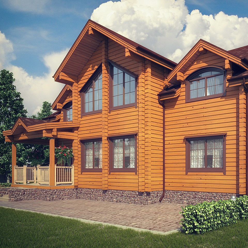 2020 wooden Modern Prefab Log Cabin two floor Wooden House  beautiful garden office buildings house Fast install on sell