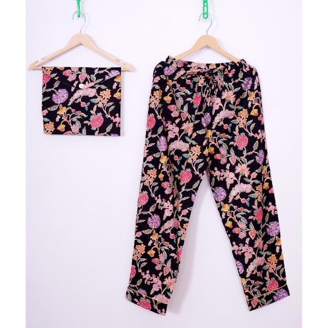 Hot Selling Organic Cotton Print Cozy Cotton Pajamas Muslin Pajama Wholesale And Manufacture Wear Women Pajamas