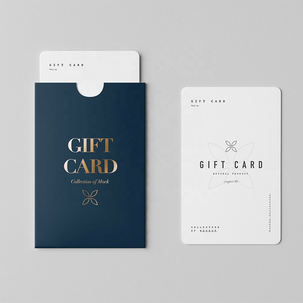 VIP Invitation Slider Business Card Packaging for Credit Bank Card or Phone Telecom Sim Card