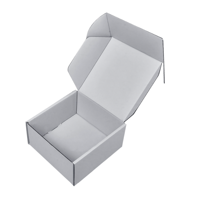 Strong corrugated paper delivery durable green bouquets mailer eco friendly shipping packaging box