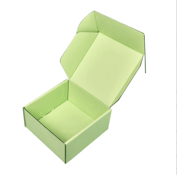 Strong corrugated paper delivery durable green bouquets mailer eco friendly shipping packaging box