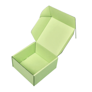 Strong corrugated paper delivery durable green bouquets mailer eco friendly shipping packaging box