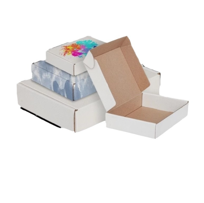 Strong corrugated paper delivery durable green bouquets mailer eco friendly shipping packaging box