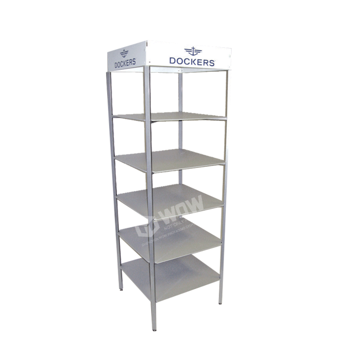 Retail Shop Metal Displays Carpet Display Stand Metal Sliding Display Rack for Tile