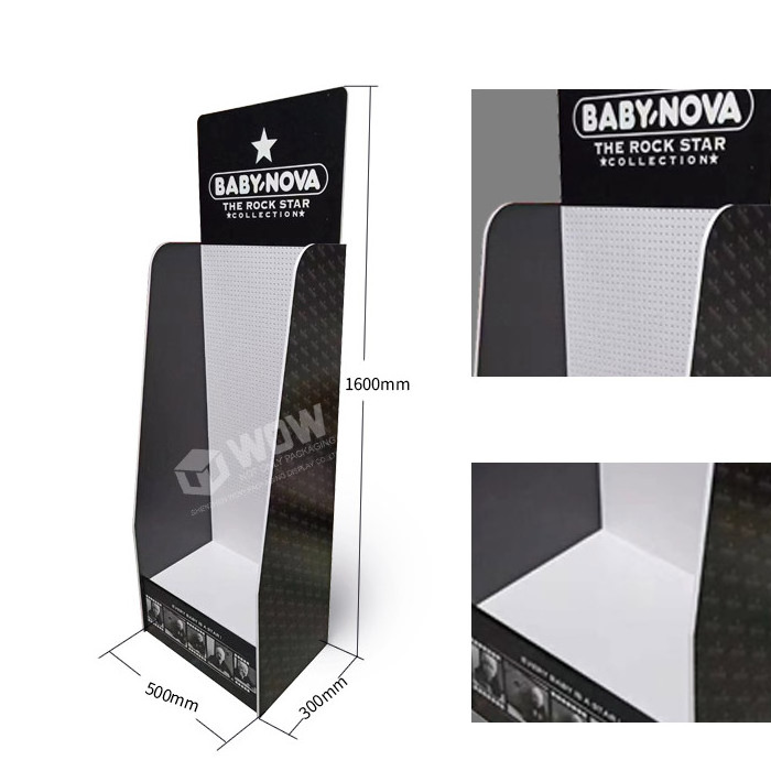 4'x4' Plastic Display Case Tire Display Stand Plastic Pegboard Retail Display Stand Supplier