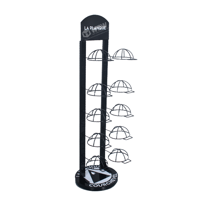 Metal Pegboard Display Stand Hot Selling Metal Hat Display Rack For Sale Pos Metal Display Hook