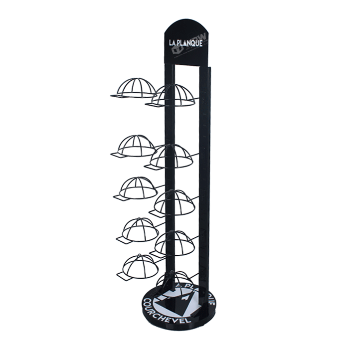 Metal Pegboard Display Stand Hot Selling Metal Hat Display Rack For Sale Pos Metal Display Hook