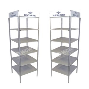 Retail Shop Metal Displays Carpet Display Stand Metal Sliding Display Rack for Tile