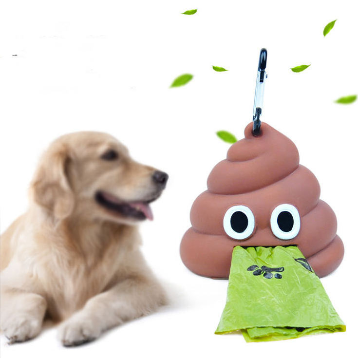 Wholesale Rubber Travel High Quality Biodegradable Pet Dog Poop Bag Holder Waste Bag Dispenser For Dog Poop