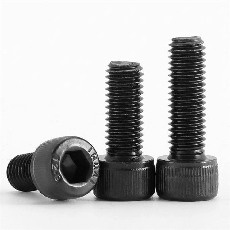 DIN912 304 Stainless Steel M2 M3 M4 M5 M6 M8 Black Oxide Allen Drive Hex Socket Head Cap Screws Bolt