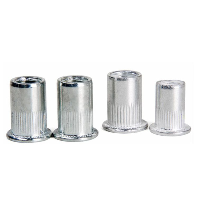 M3 M4 M5 M6 M8 M10 M12 Stainless Steel Carbon Steel Blue Zinc Threaded Tubular Countersunk Flat Head Rivet Nut