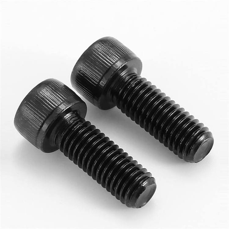 DIN912 304 Stainless Steel M2 M3 M4 M5 M6 M8 Black Oxide Allen Drive Hex Socket Head Cap Screws Bolt