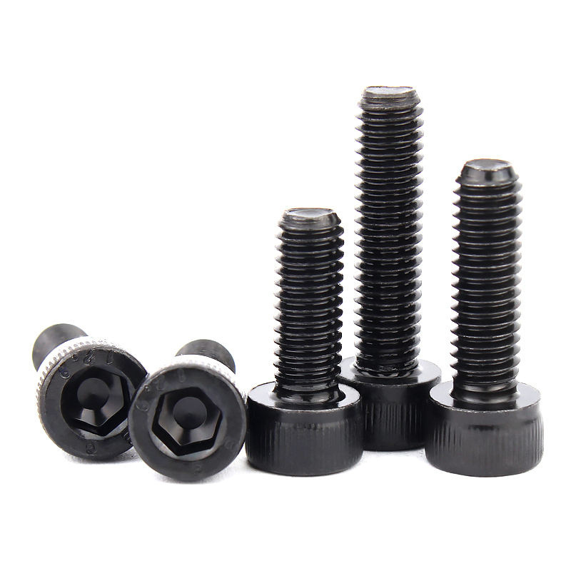 DIN912 304 Stainless Steel M2 M3 M4 M5 M6 M8 Black Oxide Allen Drive Hex Socket Head Cap Screws Bolt