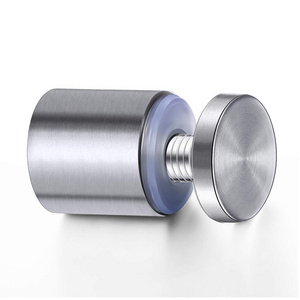 Wholesales Heavy Duty 19 Mm Stainless Steel Aluminum Metal Brass Wall Mounting Led Sign Screw Fastener Standoff Glass Spacer