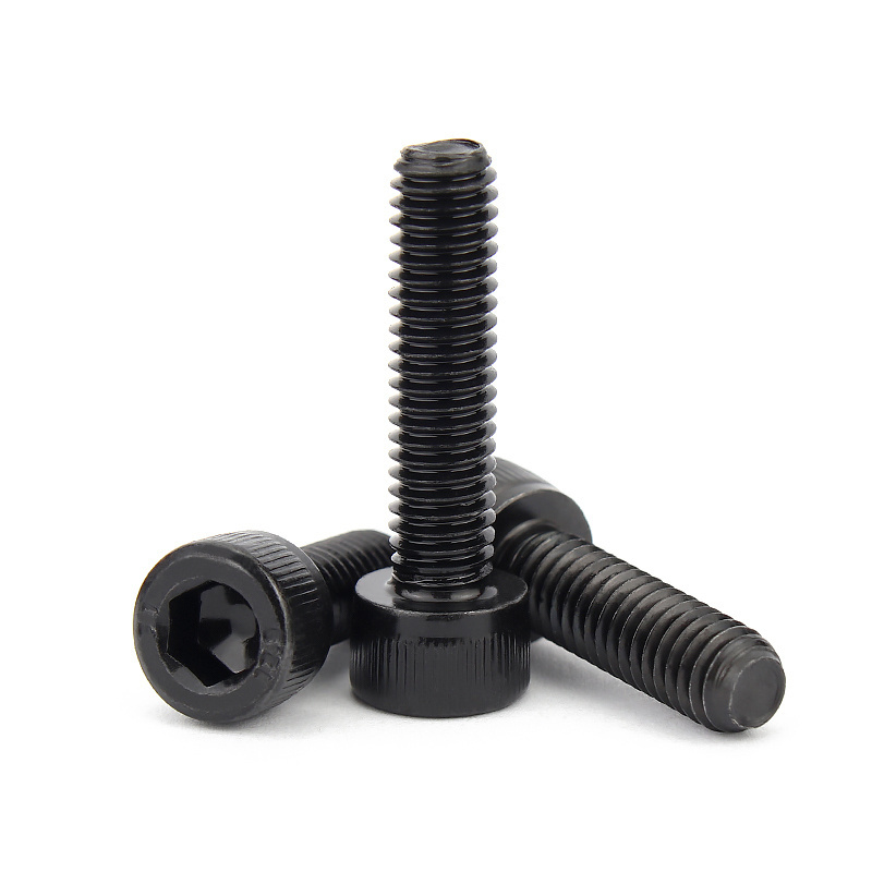 DIN912 304 Stainless Steel M2 M3 M4 M5 M6 M8 Black Oxide Allen Drive Hex Socket Head Cap Screws Bolt