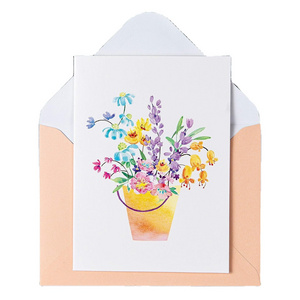 4 Assorted Cards Floral Blank Note Cards Greeting Cards with Envelopes for All Occasions