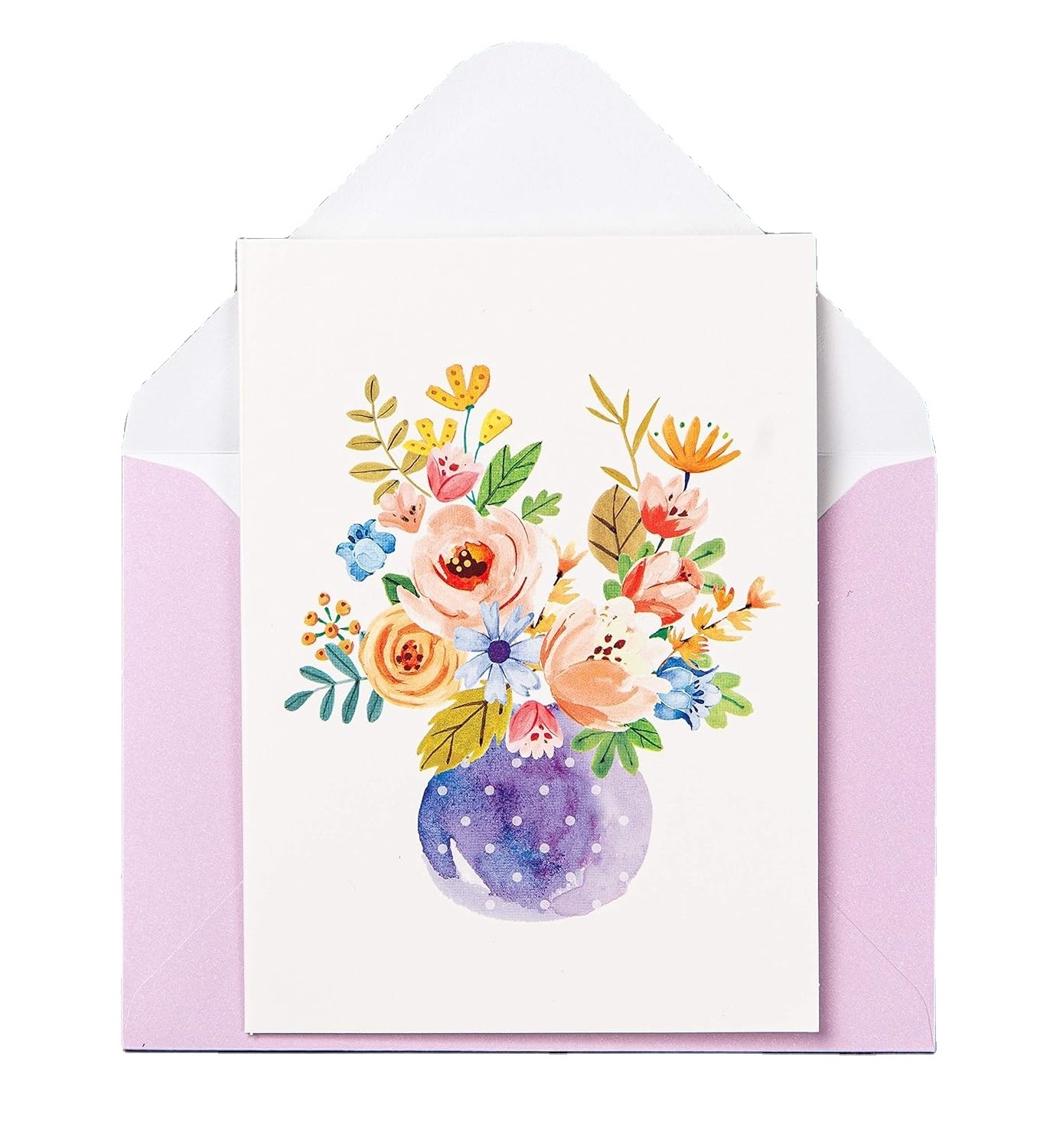 4 Assorted Cards Floral Blank Note Cards Greeting Cards with Envelopes for All Occasions