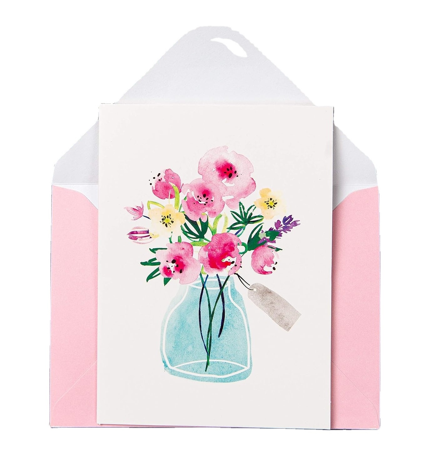 4 Assorted Cards Floral Blank Note Cards Greeting Cards with Envelopes ...
