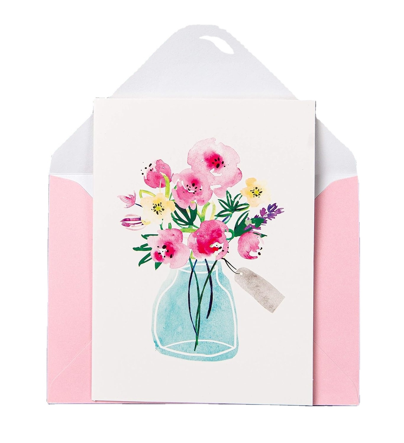 4 Assorted Cards Floral Blank Note Cards Greeting Cards with Envelopes for All Occasions