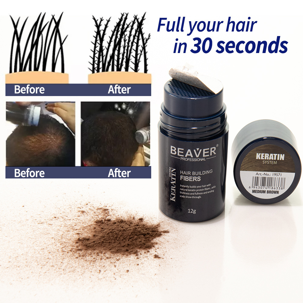 BEAVER brand new hair treatments label hair fibre applicator with high quality for wholesale hair loss