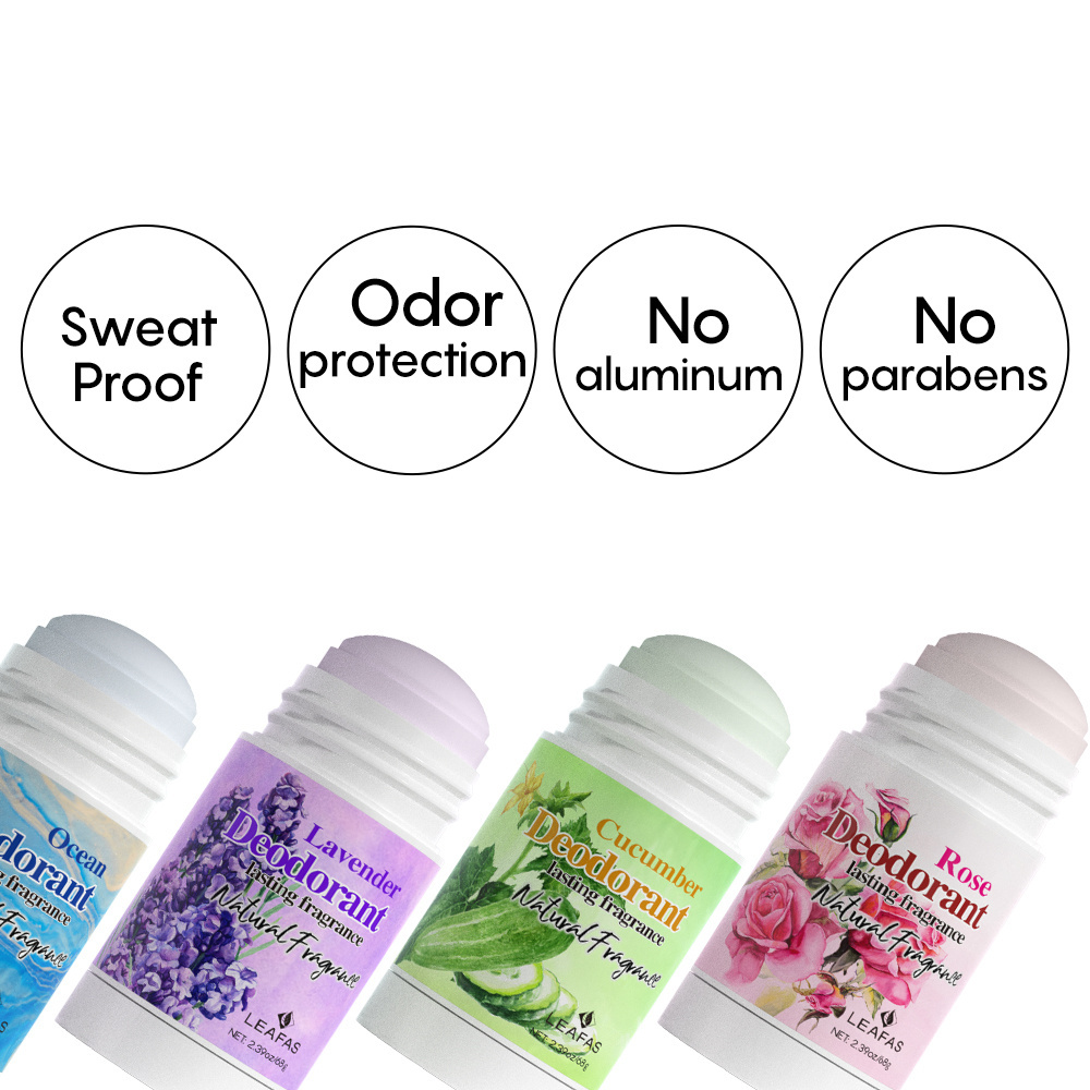 OEM/ODM Aluminium Free Desodorante Antiperspirant Mint Deodorant Cruelty Free Deodorant Stick