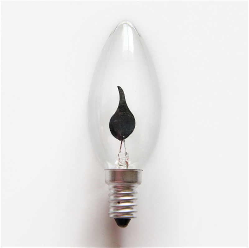 C35 Flame Pull Tail Bubble Edison E14/E27 lamps decorative Shentai Flame Candle bulb