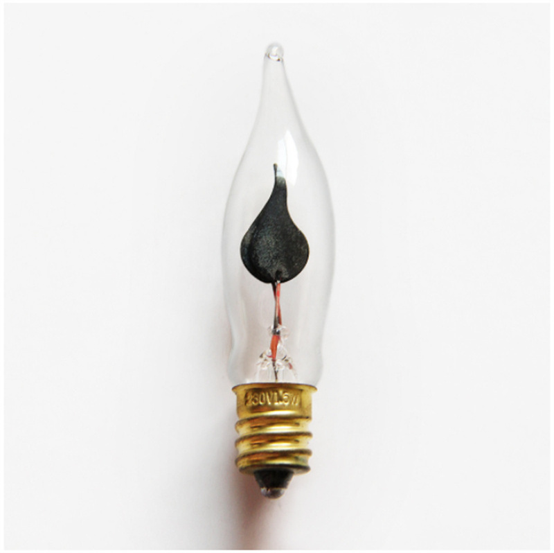 C35 Flame Pull Tail Bubble Edison E14/E27 lamps decorative Shentai Flame Candle bulb