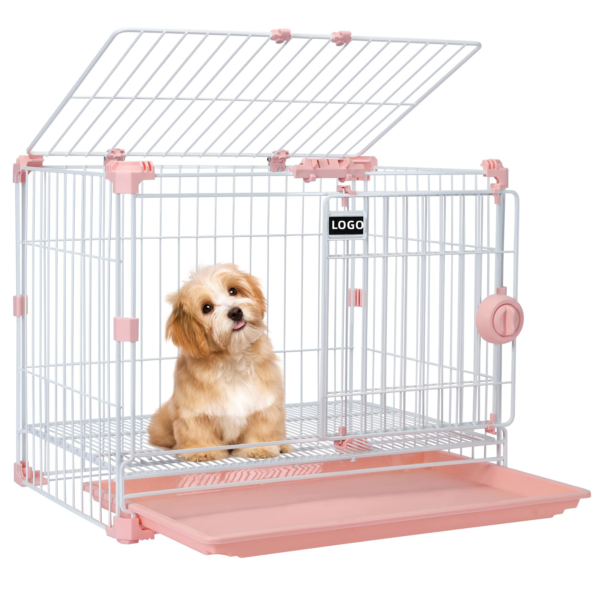 Mat Portable Pop Up Or Cat Show Tent S 2x3x4 Gates & Pens Dog Cage Kennel Collapsible Wheels Metal Folding Trade Pet Crate