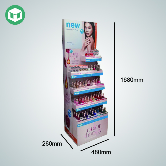 Fashionable Marketing Cosmetic Nail Polish Display Cabinets