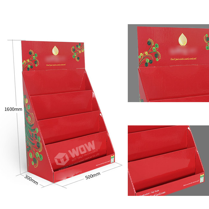 Factory Retail Low Price Greeting Cards and Gift Cards Display Rack